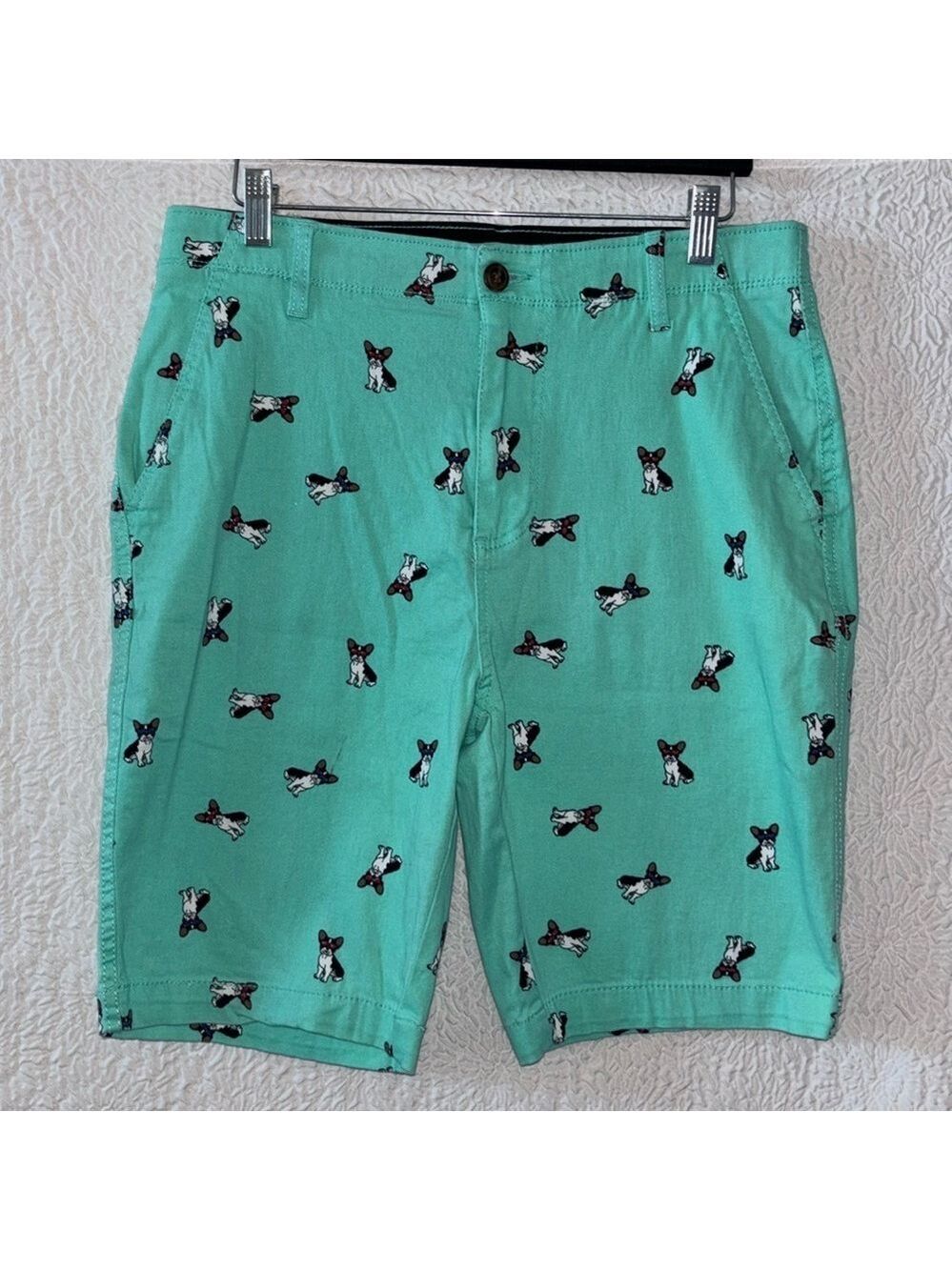 PLUGG Flex French Bulldog (Frenchie) Flat Front Shorts